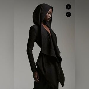 Skingraft Black royal hoodie women’s size xl Jonny Cota